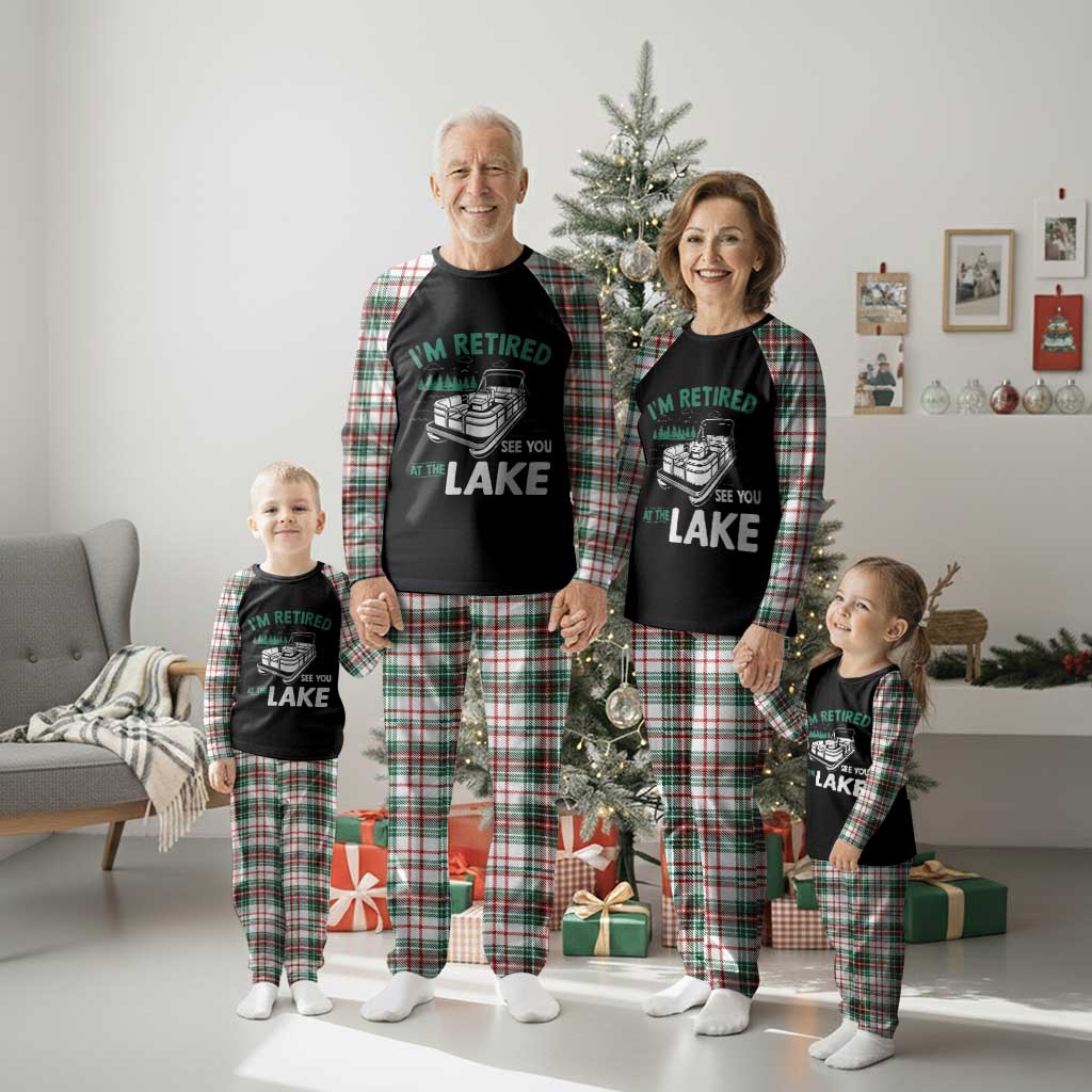 Im Retired See You At The Lake Plaid Pajama Set Funny Retirement Gifts Lake Lover Gifts TS10 Christmas Plaid Print Your Wear