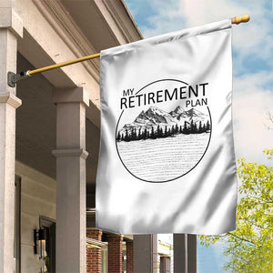 My Retirement Plan Lake Life Garden Flag Retired To The Lake Cool Outdoor Camping TS10 Print Your Wear