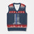 Retired Police Lieutenant V-Neck Knit Sweater Vest Retirement Thin Blue Line American Flags TS10 Navy Red Print Your Wear