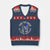 Funny Police K9 V-Neck Knit Sweater Vest Try To Run He Like Fast Food TS10 Navy Red Print Your Wear