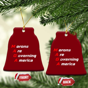 Morons Are Governing America Ceramic Ornament TS10 Print Your Wear