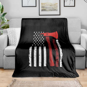 The Legend Has Retired Firefighter Throw Blanket Vintage Retirement Gifts Fireman American Flag TS10 Print Your Wear