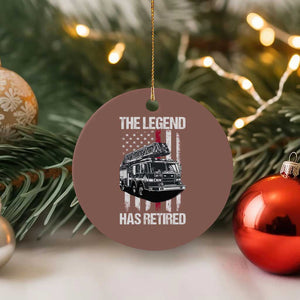Retired Firefighter Ceramic Ornament American Flag Vintage Fireman Retirement Gifts TS10 1pc Mocha Print Your Wear