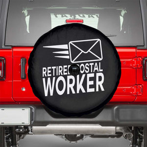Retired Postal Worker Spare Tire Cover Mailman Postman Retirement Gifts TS10 Black Print Your Wear