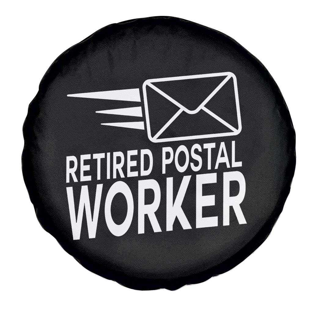 Retired Postal Worker Spare Tire Cover Mailman Postman Retirement Gifts TS10 Print Your Wear