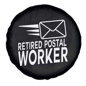 Retired Postal Worker Spare Tire Cover Mailman Postman Retirement Gifts TS10 Print Your Wear