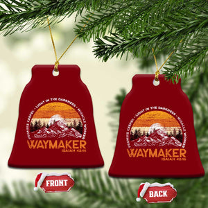 Vintage Christian Ceramic Ornament Isaiah 42:16 Waymaker Promise Keeper Miracle Worker TS10 Print Your Wear