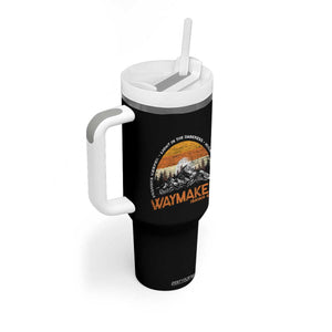 Vintage Christian Tumbler With Handle Isaiah 42:16 Waymaker Promise Keeper Miracle Worker TS10 Print Your Wear