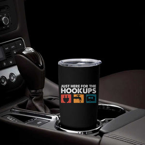 Camping RV Tumbler Cup Funny Just Here for The Hookups Caravan Motorhome TS10 Print Your Wear