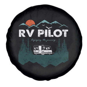 RV Pilot Camping Spare Tire Cover Retro Motorhome Travel Vacation Gift TS10 Print Your Wear