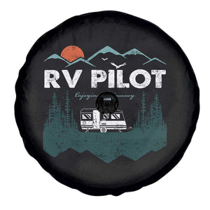 RV Pilot Camping Spare Tire Cover Retro Motorhome Travel Vacation Gift TS10 Print Your Wear