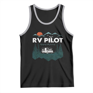 RV Pilot Camping Tank Top Retro Motorhome Travel Vacation Gift TS10 Black Athletic Heather Print Your Wear