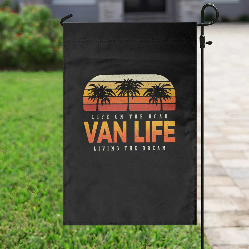 Van Life Garden Flag Retro Camping RV Motorhome Travel Vacation Gift TS10 Print Your Wear