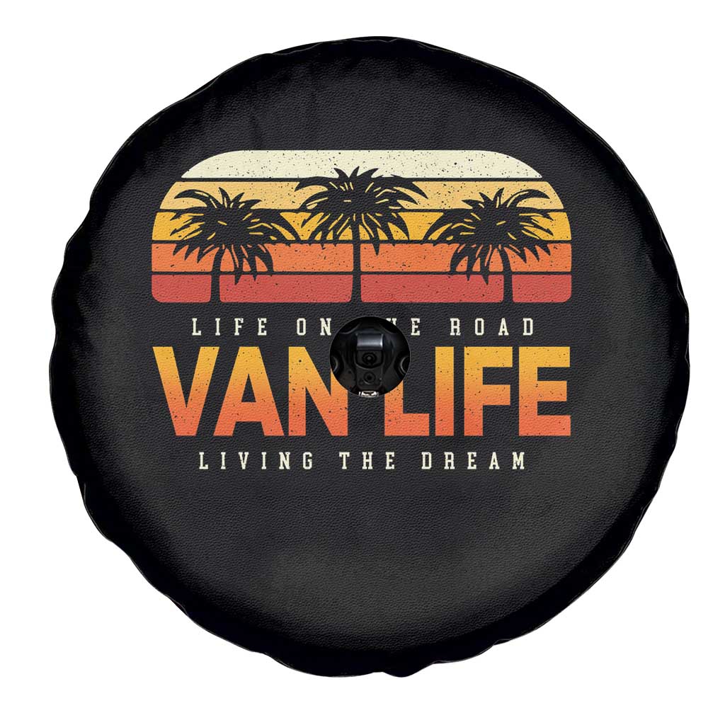 Van Life Spare Tire Cover Retro Camping RV Motorhome Travel Vacation Gift TS10 Print Your Wear