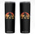 Bigfoot Fishing Skinny Tumbler Funny Retro Sasquatch Fisherman Dad TS10 Black Print Your Wear