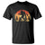 Bigfoot Fishing T Shirt Funny Retro Sasquatch Fisherman Dad TS10 Black Print Your Wear