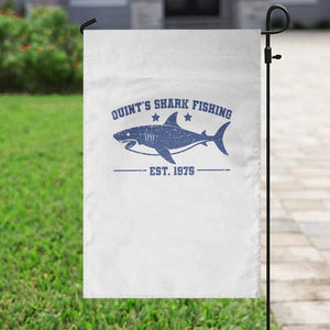 Retro Fisher Birthday Garden Flag Vintage Quints Shark Fishing 1975 TS10 Print Your Wear