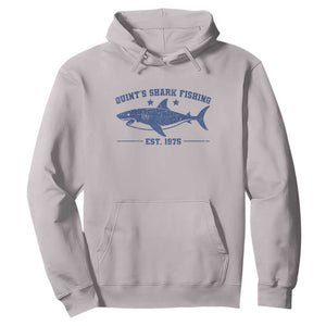 Retro Fisher Birthday Hoodie Vintage Quints Shark Fishing 1975 TS10 Ice Gray Print Your Wear