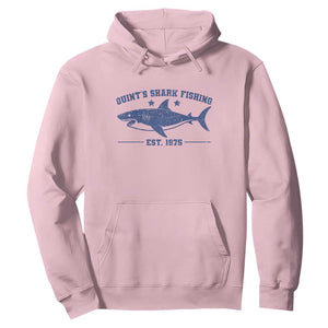 Retro Fisher Birthday Hoodie Vintage Quints Shark Fishing 1975 TS10 Light Pink Print Your Wear
