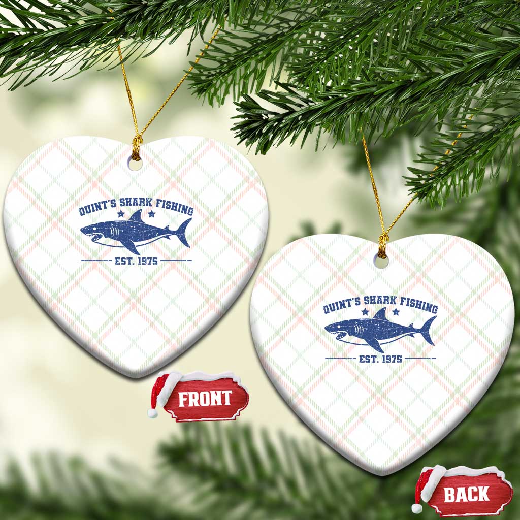 Retro Fisher Birthday Ceramic Ornament Vintage Quints Shark Fishing 1975 TS10 Print Your Wear