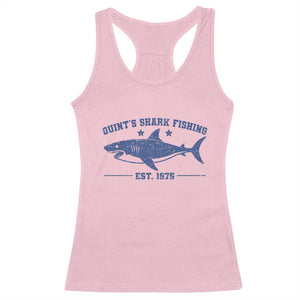 Retro Fisher Birthday Racerback Tank Top Vintage Quints Shark Fishing 1975 TS10 Light Pink Print Your Wear