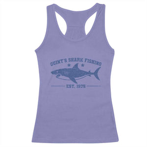 Retro Fisher Birthday Racerback Tank Top Vintage Quints Shark Fishing 1975 TS10 Violet Print Your Wear