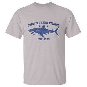 Retro Fisher Birthday T Shirt Vintage Quints Shark Fishing 1975 TS10 Ice Gray Print Your Wear
