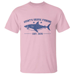 Retro Fisher Birthday T Shirt Vintage Quints Shark Fishing 1975 TS10 Light Pink Print Your Wear