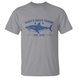 Retro Fisher Birthday T Shirt Vintage Quints Shark Fishing 1975 TS10 Sport Gray Print Your Wear