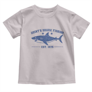 Retro Fisher Birthday Toddler T Shirt Vintage Quints Shark Fishing 1975 TS10 Ice Gray Print Your Wear