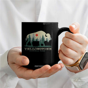 Yellowstone National Park Coffee Mug Bison Nature Wildlife Outdoor Hiking Camping Forest TS10 Print Your Wear