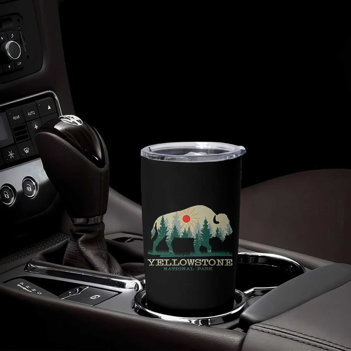 Yellowstone National Park Tumbler Cup Bison Nature Wildlife Outdoor Hiking Camping Forest TS10 Print Your Wear