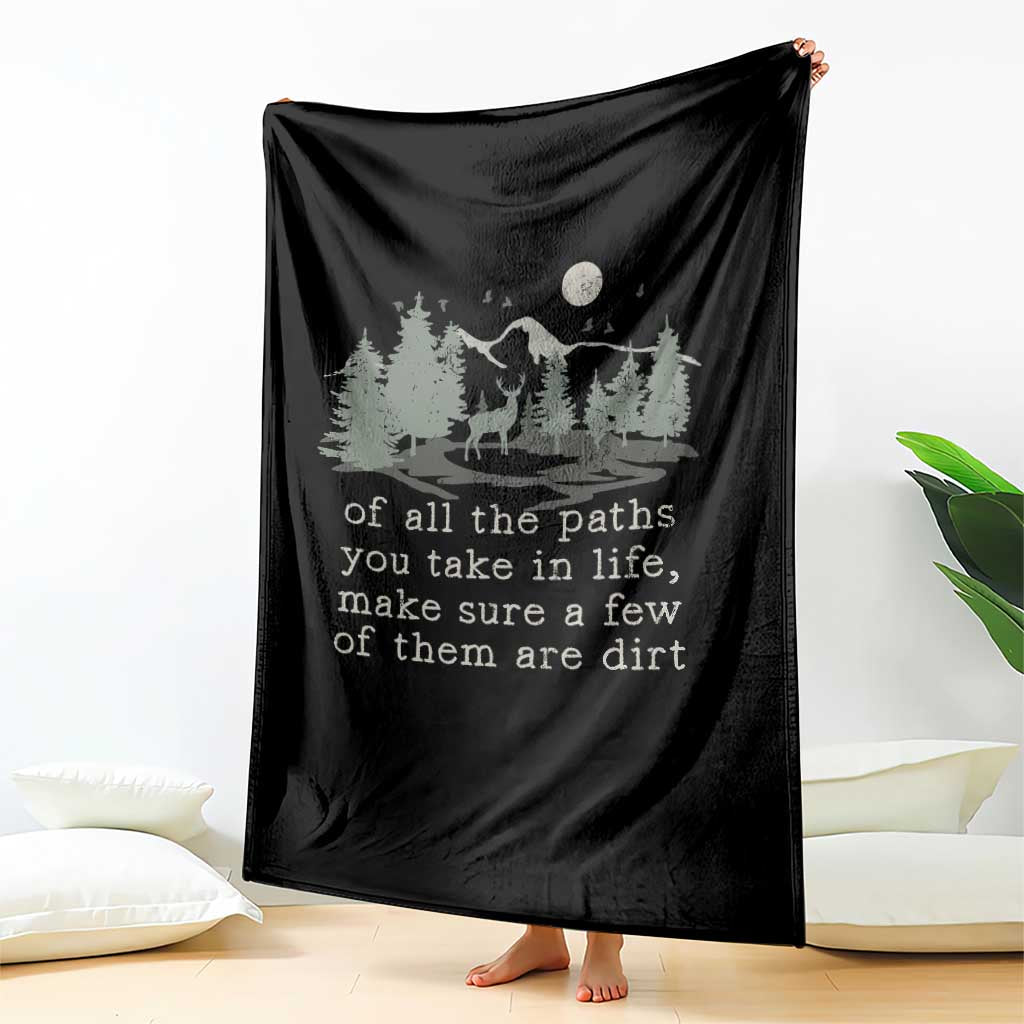 Retro Nature Wildlife Outdoor Throw Blanket Camping Forest Hiking Vintage TS10 Print Your Wear