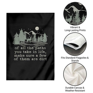 Retro Nature Wildlife Outdoor Garden Flag Camping Forest Hiking Vintage TS10 Print Your Wear