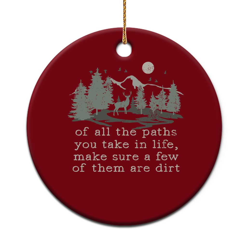 Retro Nature Wildlife Outdoor Ceramic Ornament Camping Forest Hiking Vintage TS10 1pc Red Print Your Wear