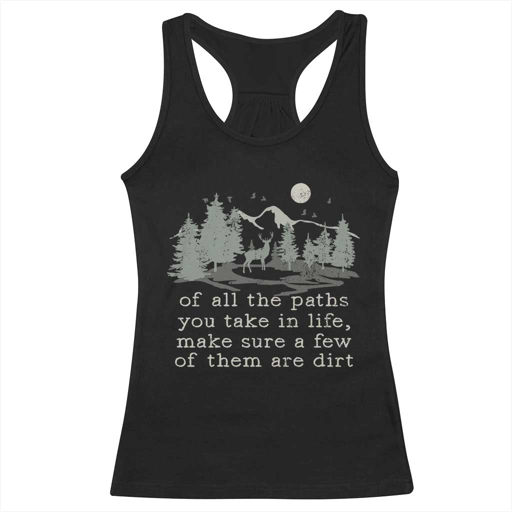 Retro Nature Wildlife Outdoor Racerback Tank Top Camping Forest Hiking Vintage TS10 Black Print Your Wear