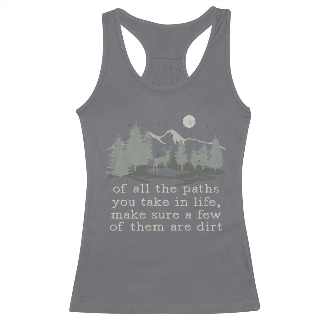 Retro Nature Wildlife Outdoor Racerback Tank Top Camping Forest Hiking Vintage TS10 Charcoal Print Your Wear