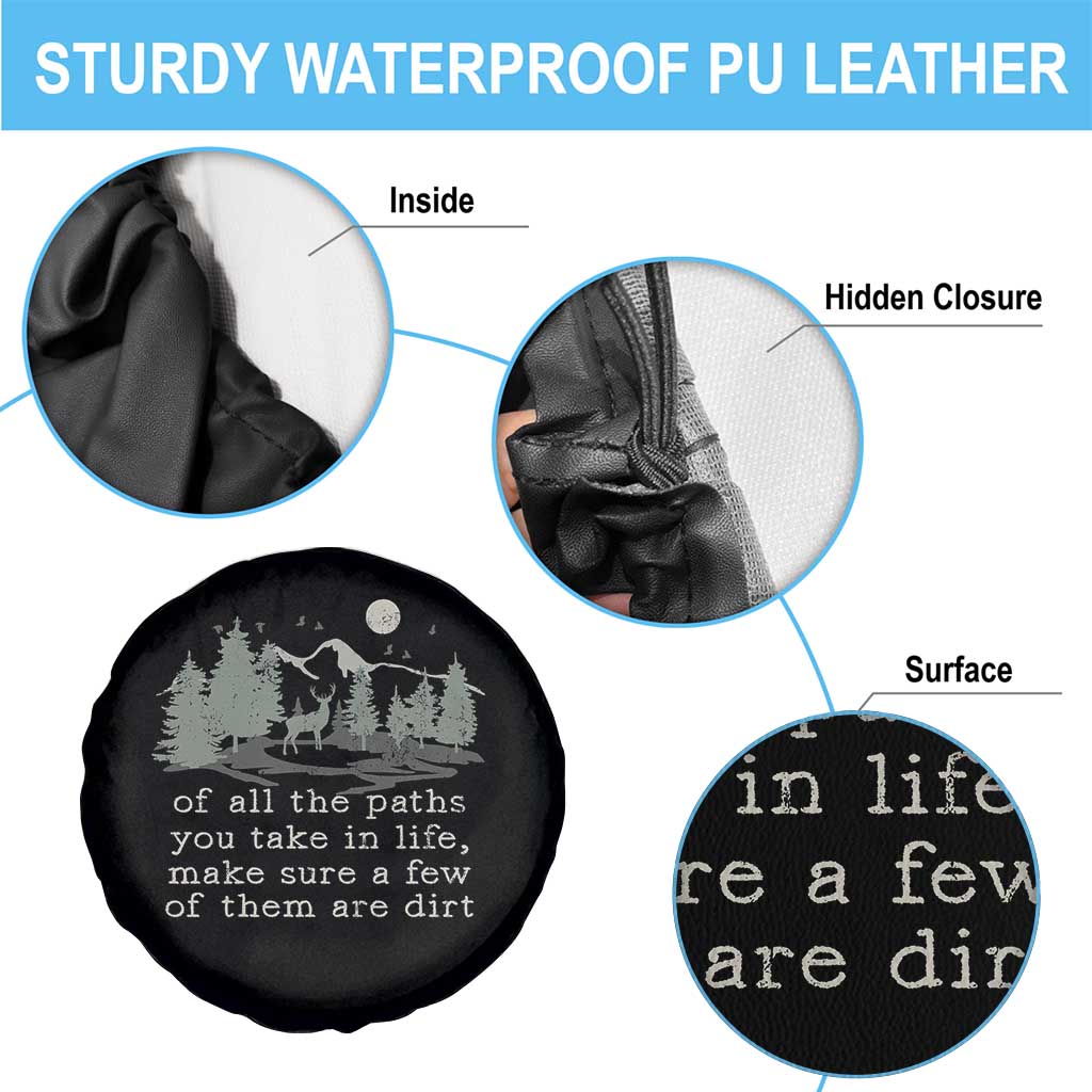 Retro Nature Wildlife Outdoor Spare Tire Cover Camping Forest Hiking Vintage TS10 Print Your Wear