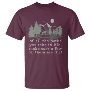 Retro Nature Wildlife Outdoor T Shirt Camping Forest Hiking Vintage TS10 Maroon Print Your Wear