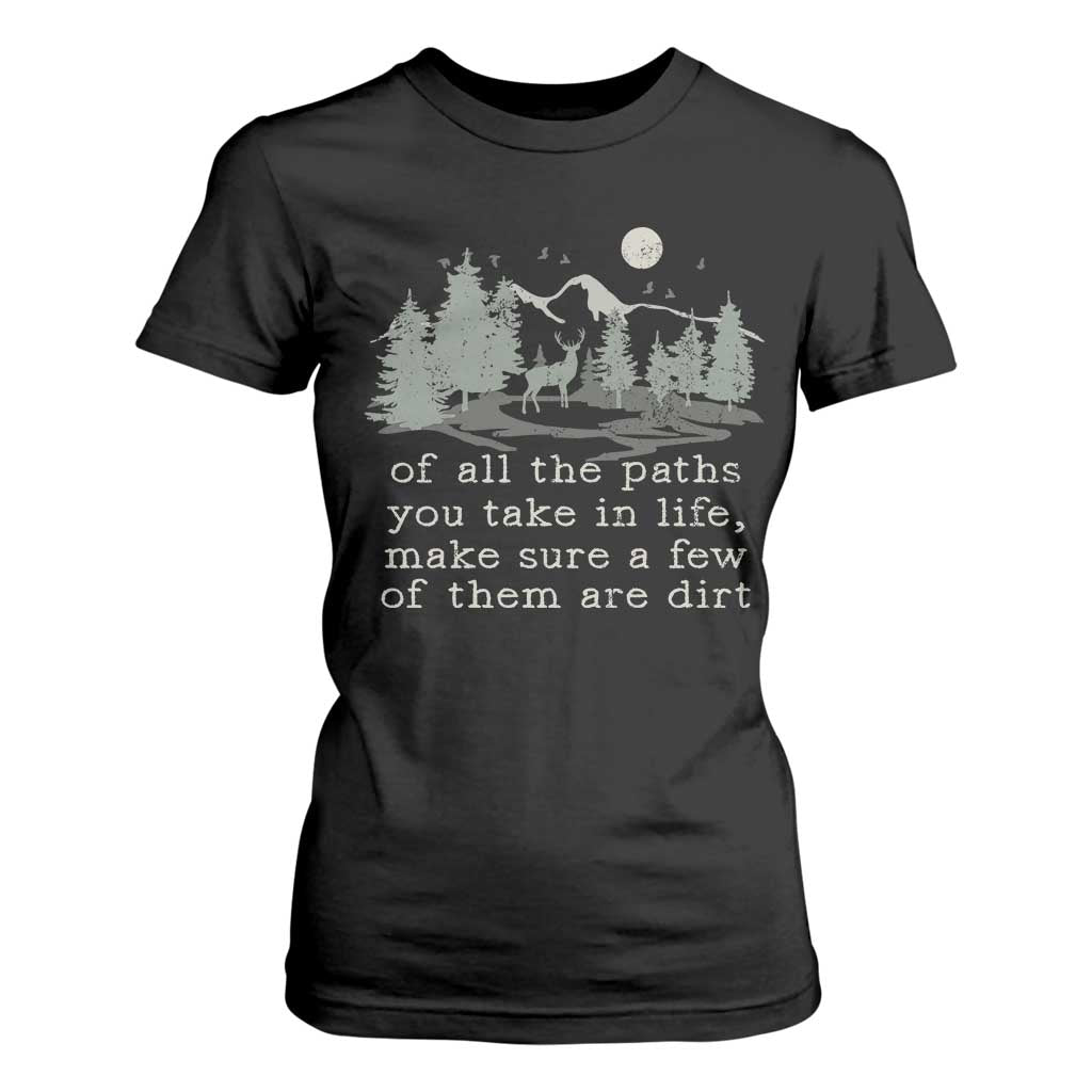 Retro Nature Wildlife Outdoor T Shirt For Women Camping Forest Hiking Vintage TS10 Black Print Your Wear
