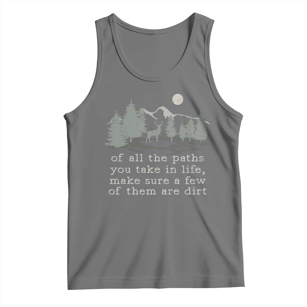 Retro Nature Wildlife Outdoor Tank Top Camping Forest Hiking Vintage TS10 Black Heather Print Your Wear