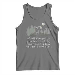 Retro Nature Wildlife Outdoor Tank Top Camping Forest Hiking Vintage TS10 Black Heather Print Your Wear