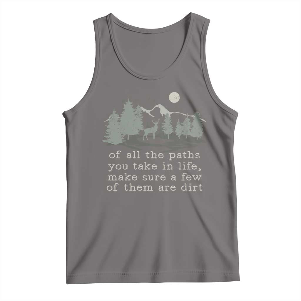 Retro Nature Wildlife Outdoor Tank Top Camping Forest Hiking Vintage TS10 Deep Heather Print Your Wear