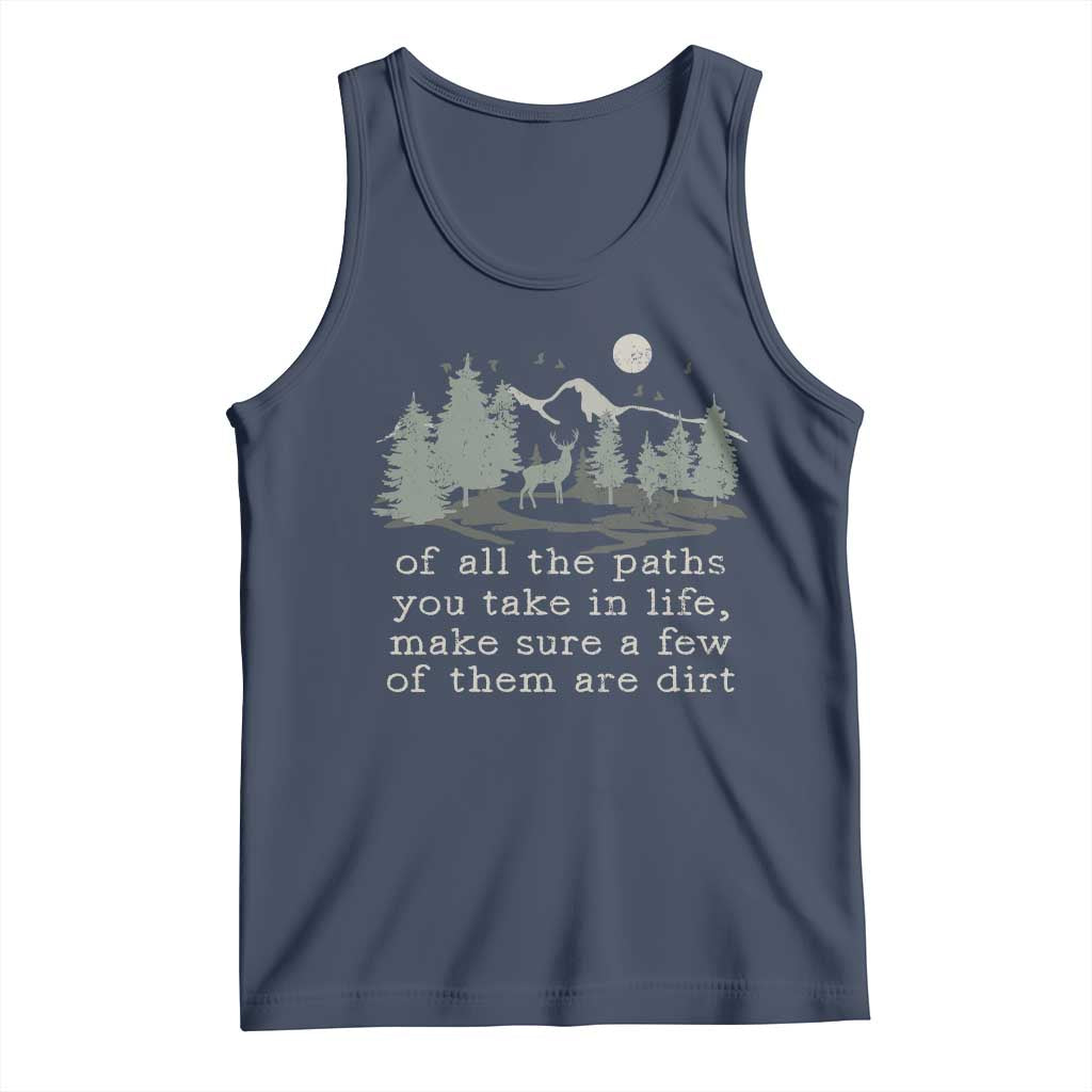 Retro Nature Wildlife Outdoor Tank Top Camping Forest Hiking Vintage TS10 Navy Print Your Wear