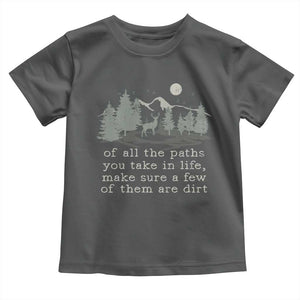 Retro Nature Wildlife Outdoor Toddler T Shirt Camping Forest Hiking Vintage TS10 Dark Heather Print Your Wear