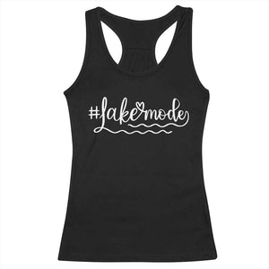 Lake Mode Racerback Tank Top Summer Vacation Outdoor Camping TS10 Black Print Your Wear