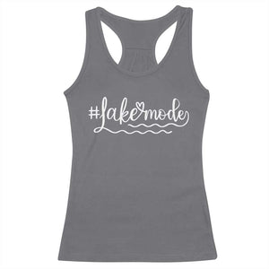 Lake Mode Racerback Tank Top Summer Vacation Outdoor Camping TS10 Charcoal Print Your Wear