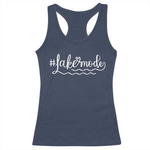 Lake Mode Racerback Tank Top Summer Vacation Outdoor Camping TS10 Navy Print Your Wear
