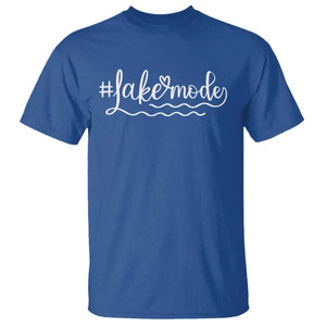Lake Mode T Shirt Summer Vacation Outdoor Camping TS10 Royal Blue Print Your Wear