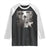 Cat Selfie With Bigfoot UFO Raglan Shirt Funny Cat Lover Gifts TS10 Black White Print Your Wear